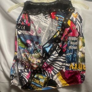 Vibrant Patchwork Kids Dance Costume